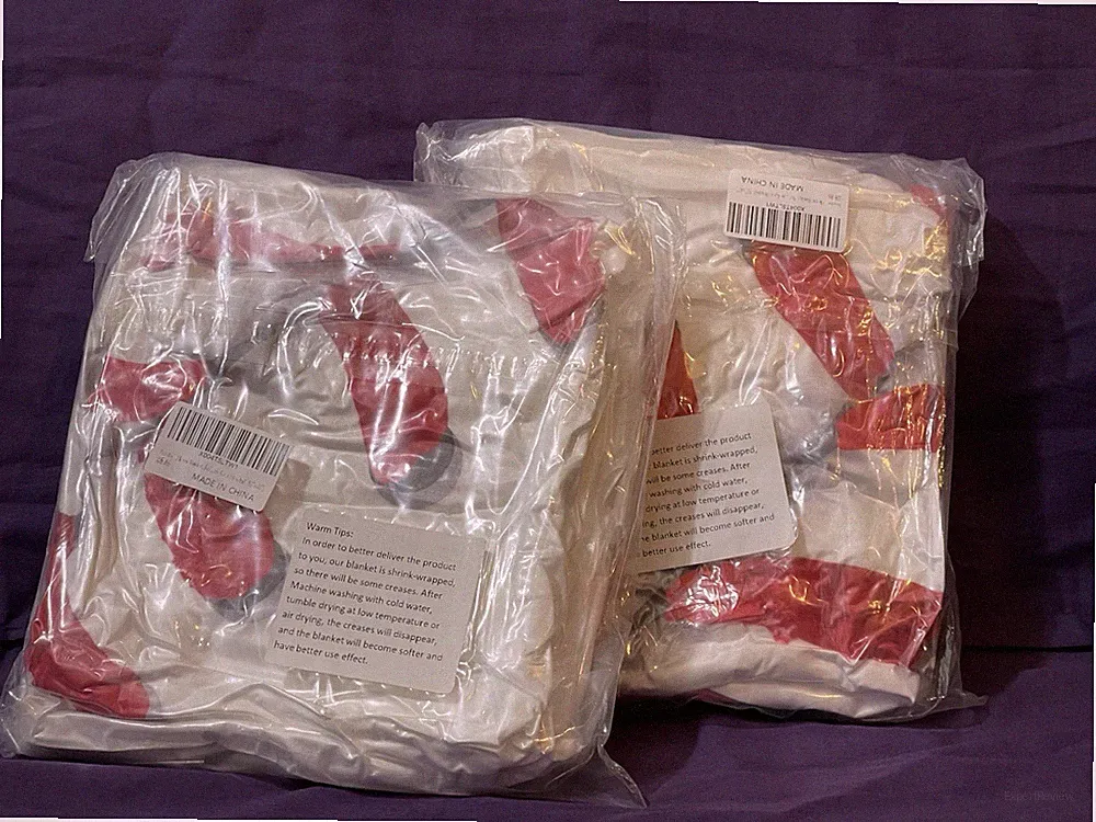 2‑Pack Baseball Throw Blankets Soft Plush Sports Theme Lot New