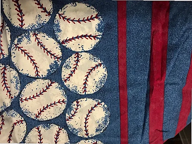 7 pcs Full SHEETS kids Baseball Inc 2 shams bedskirt