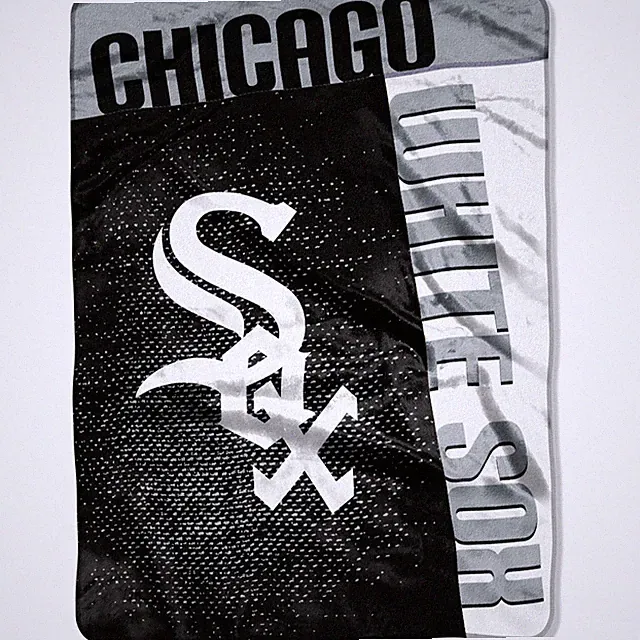 Chicago White Sox MLB 60" x 80" Plush Throw Blanket, Soft & Warm